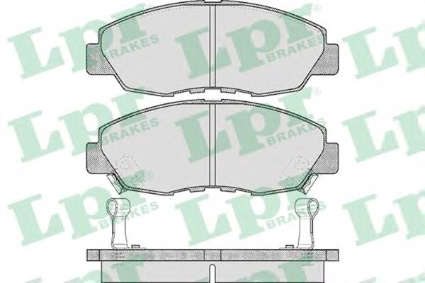 05P566 LPR sapatas do freio dianteiras de disco