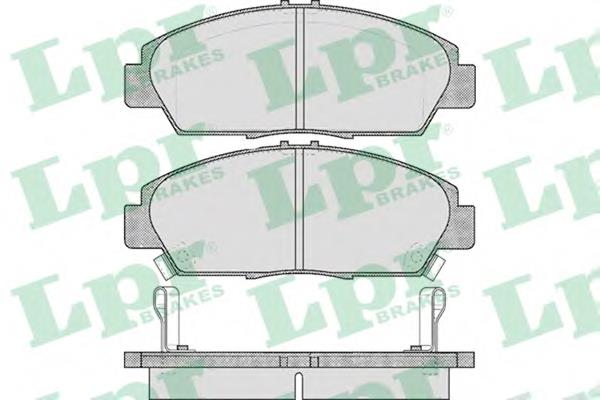 05P567 LPR sapatas do freio dianteiras de disco