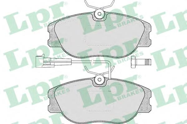 05P556 LPR sapatas do freio dianteiras de disco