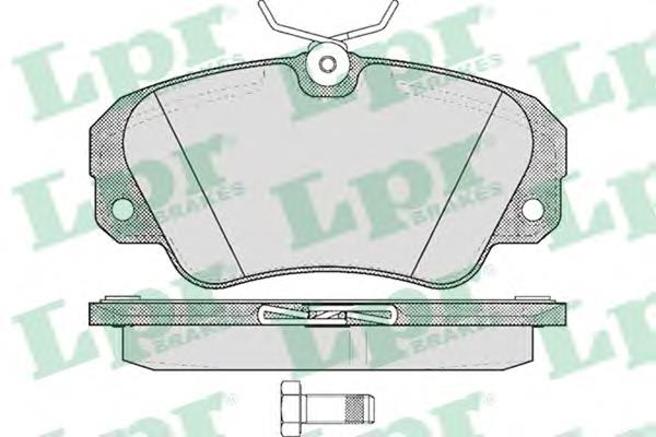 Тормозные колодки LPR 05P449