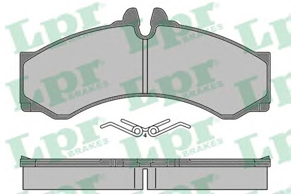 Тормозные колодки LPR 05P1517