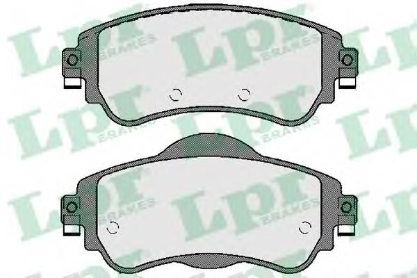 Передние тормозные колодки 05P1740 LPR