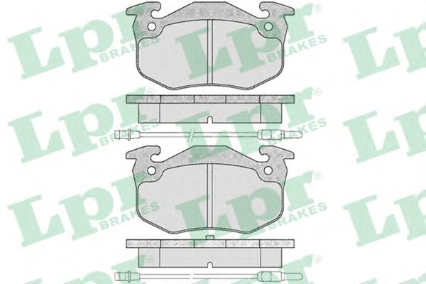 Передние тормозные колодки 05P201 LPR