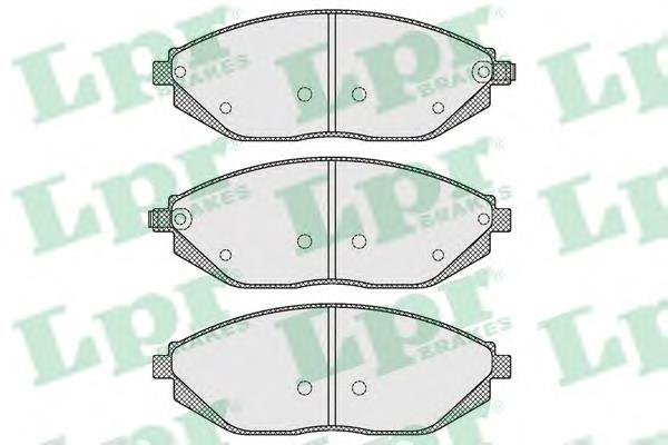 05P1629 LPR Колодки передние