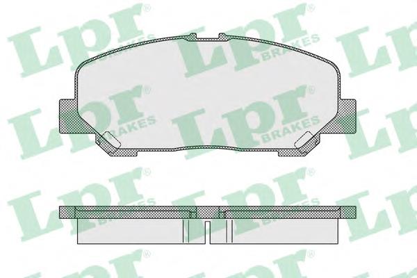 05P1636 LPR sapatas do freio dianteiras de disco