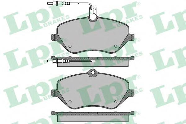 Передние тормозные колодки 05P1666 LPR