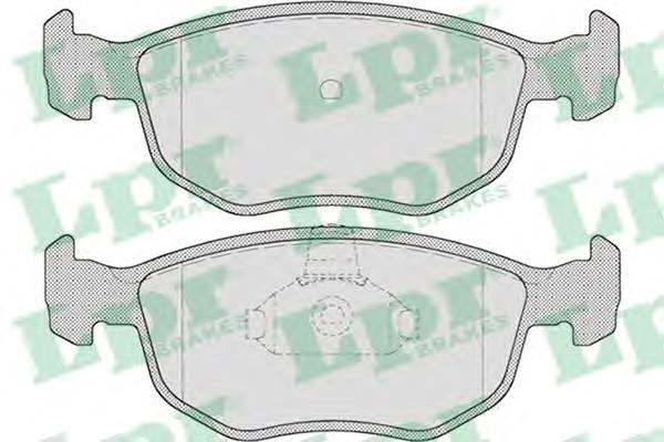 Передние тормозные колодки 05P715 LPR