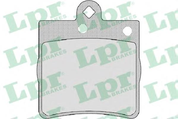 Задние дисковые колодки LPR 05P726