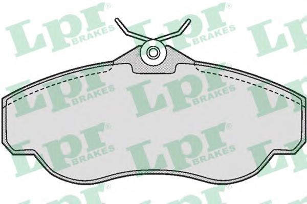 Sapatas do freio dianteiras de disco Land Rover Discovery 2 LJ ,LT