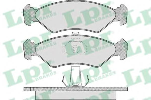 Купить 05P625 LPR Колодки тормозные