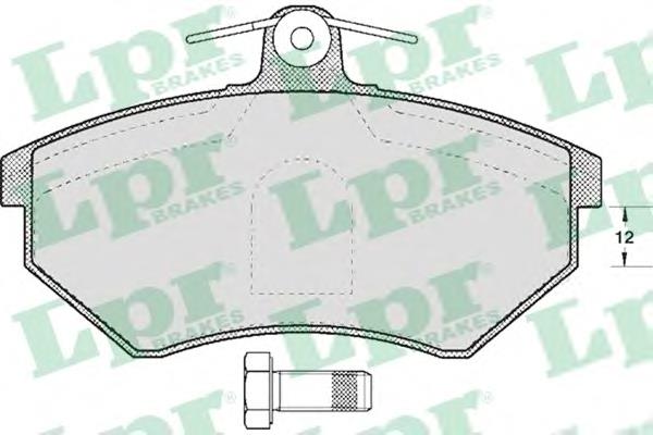 05P613 LPR Колодки передние