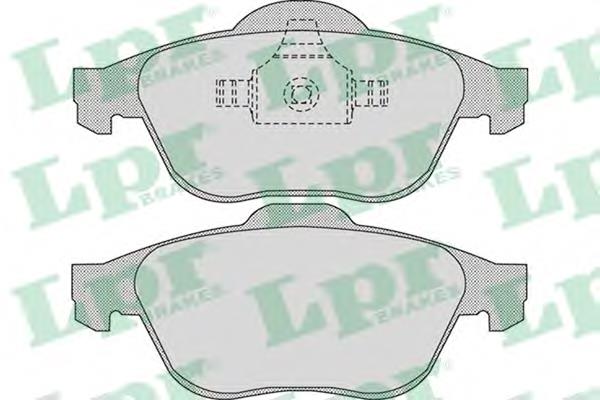 Передние тормозные колодки 05P898 LPR