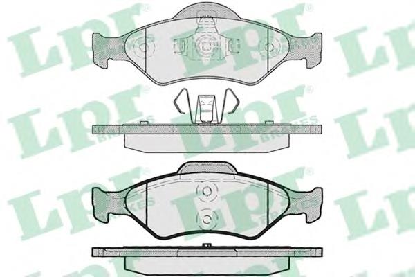 Тормозные колодки LPR 05P795