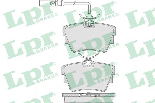 Задние дисковые колодки LPR 05P786
