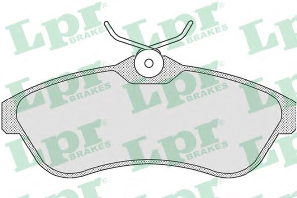 Передние тормозные колодки 05P806 LPR