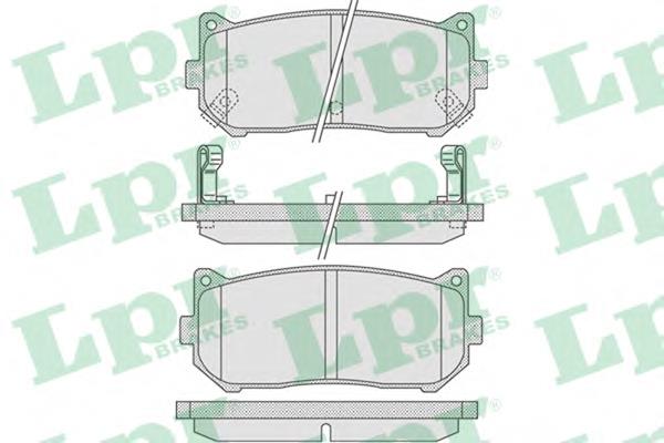 Колодки дисковые  LPR 05P808 цена, от 12.81 USD