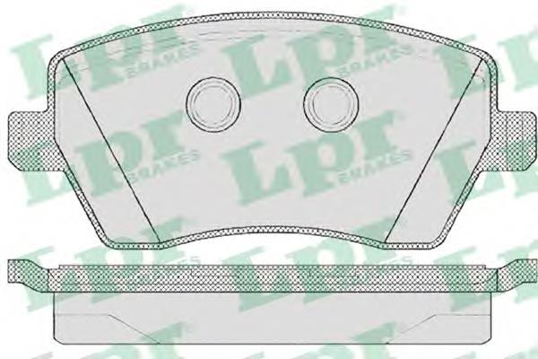 Купить 05P867 LPR Колодки тормозные