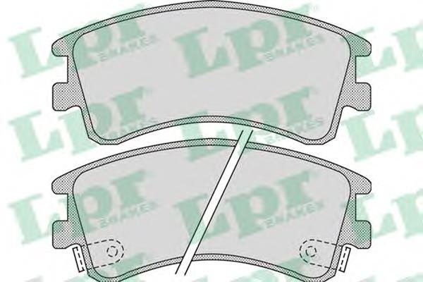 Купить 05P878 LPR Колодки тормозные