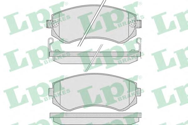 05P856 LPR Колодки передние