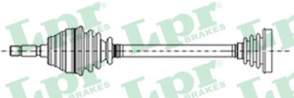 Полуось передняя DS30014 LPR