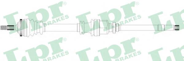 Полуось (привод) передняя правая DS38138 LPR