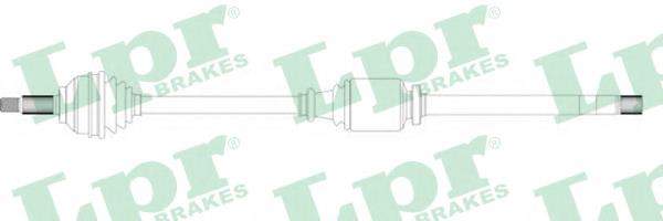 Полуось (привод) передняя правая DS39237 LPR