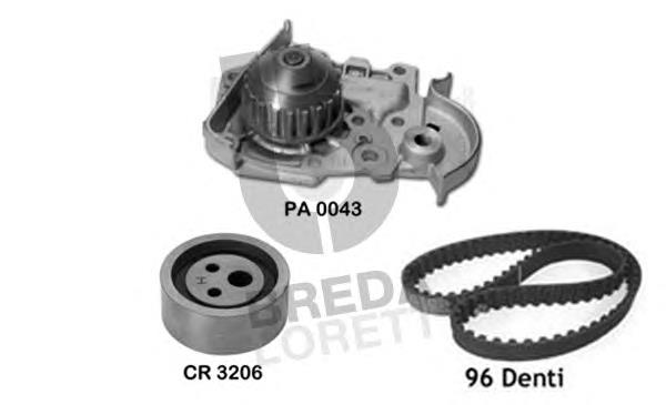 KPA0371B Breda correia do mecanismo de distribuição de gás, kit