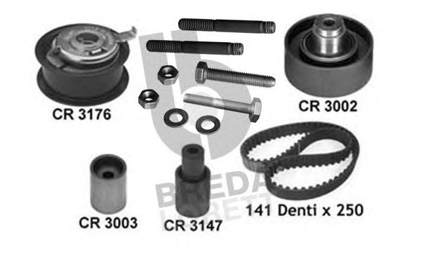 KCD0598 Breda correia do mecanismo de distribuição de gás, kit