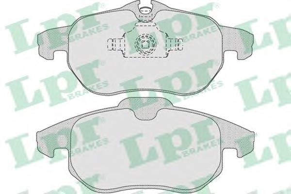 Тормозные колодки LPR 05P1216