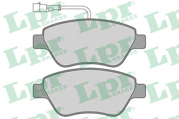 Передние тормозные колодки 05P1264 LPR