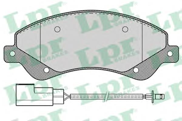 05P1259 LPR Колодки передние