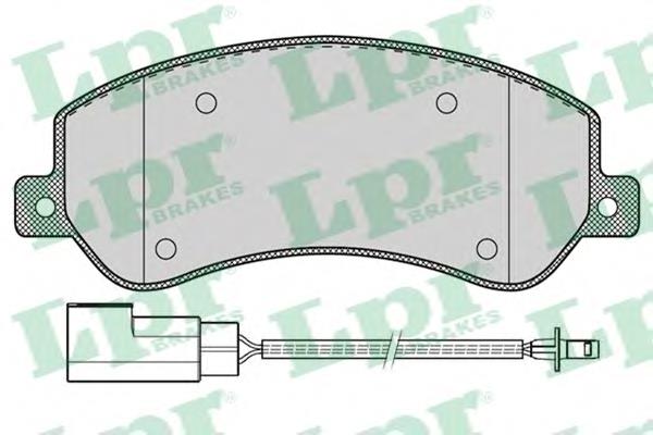 Передние тормозные колодки 05P1260 LPR