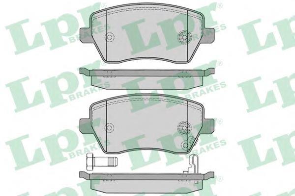 05P1229 LPR Колодки передние