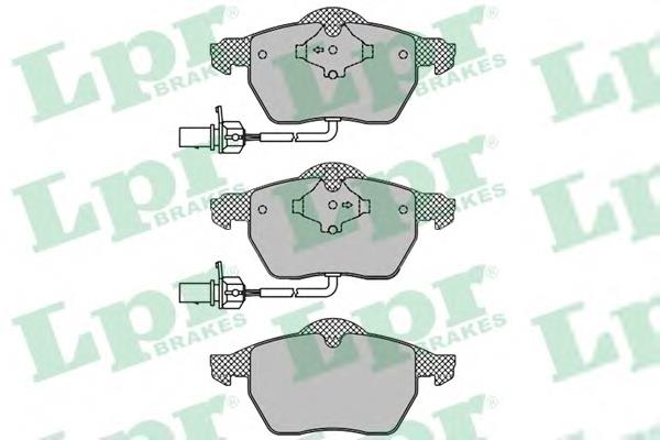 Передние тормозные колодки 05P1119 LPR