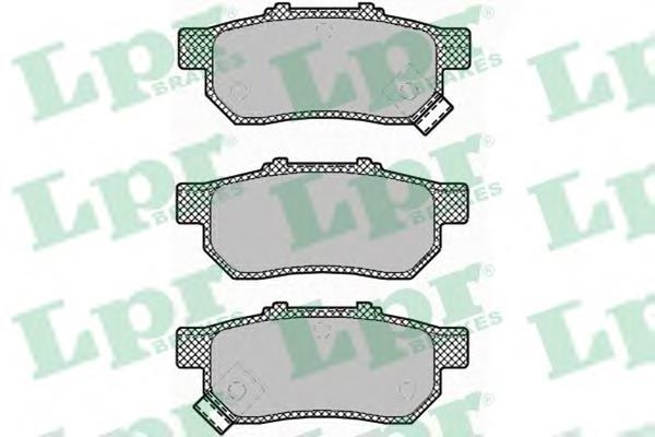 Купить 05P1425 LPR Колодки тормозные задние, дисковые