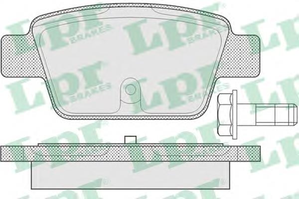 Задние дисковые колодки LPR 05P1269