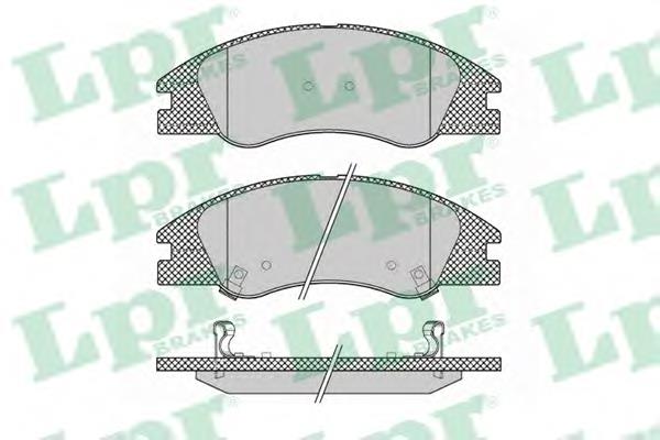 05P1349 LPR Колодки передние