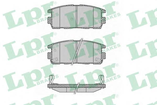 Колодки дисковые  LPR 05P1323 цена, от 911.75 UAH