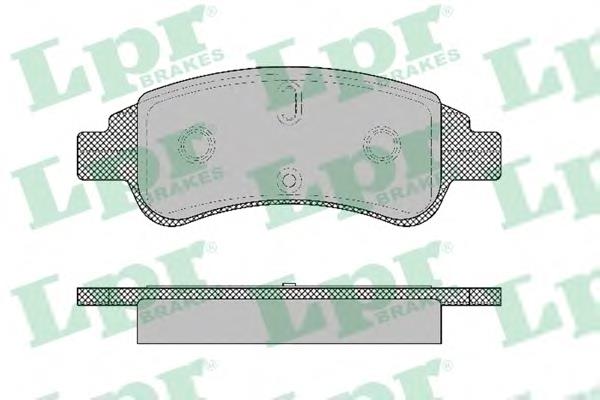 Передние тормозные колодки 05P1327 LPR