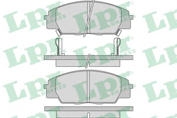 05P1070 LPR sapatas do freio dianteiras de disco