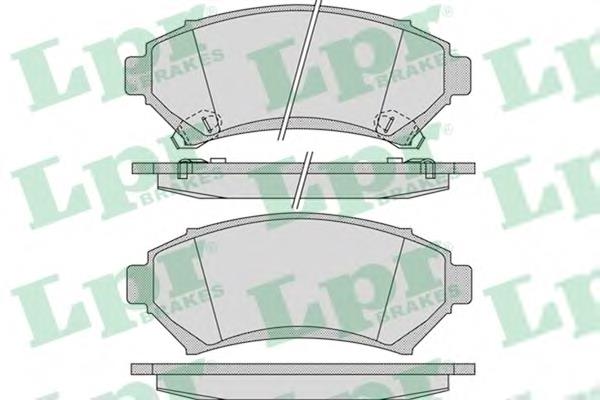 05P1054 LPR sapatas do freio dianteiras de disco