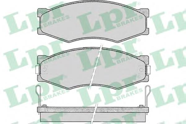 05P092 LPR Колодки передние