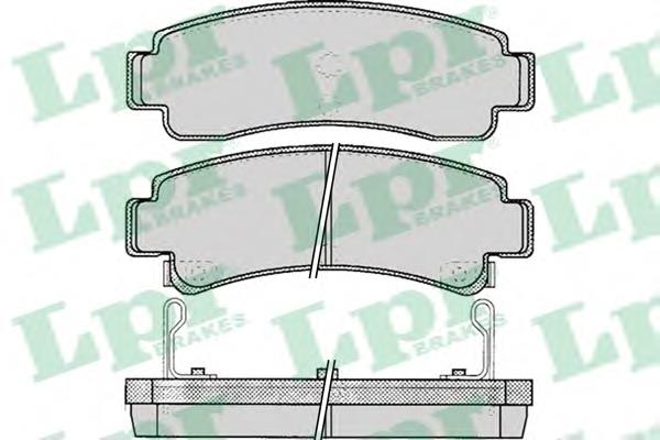 Колодки дисковые  LPR 05P088 цена, от 9.42 USD