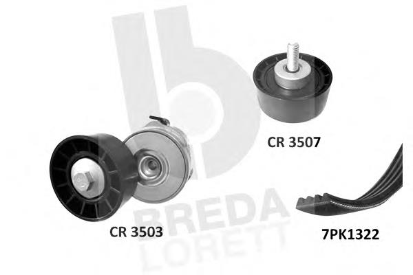 Correia dos conjuntos de transmissão, kit VKMA32304 SKF