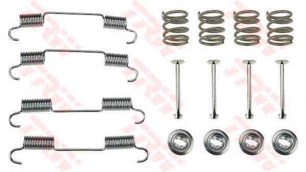 Kit de montagem das sapatas traseiras de tambor para Infiniti FX (S51)