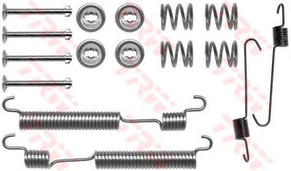 Kit de montagem das sapatas traseiras de tambor SFK358 TRW