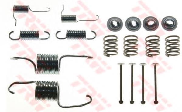 Установочный комплект задних барабанных колодок TRW SFK206 цена, от 17.97 USD