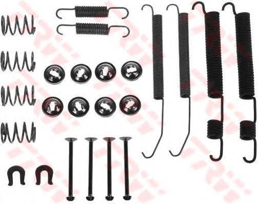 Монтажный комплект задних барабанных колодок SFK291 TRW