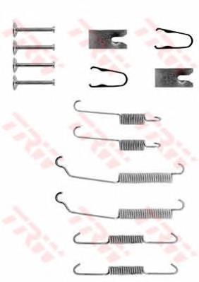 SFK307 TRW kit de reparação das sapatas do freio