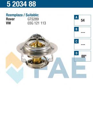 5203488 FAE termostato